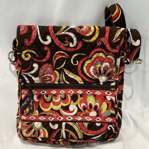 Vera Bradley Mailbag Crossbody/Messenger Bag in Puccini pattern